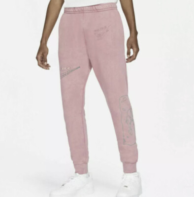 pink nike sweatpants men's