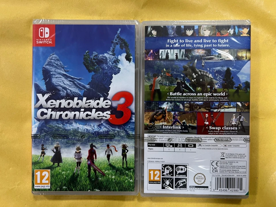Xenoblade Chronicles 3 Nintendo Switch NEW - Image 2 of 2