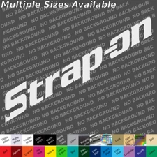 Custom Strap-on decal sticker mechanic technician garage joke humor