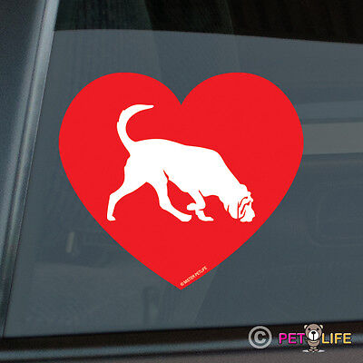 Mister Petlife Love Bloodhound Sticker Vinyl Auto Window park blood hound 
