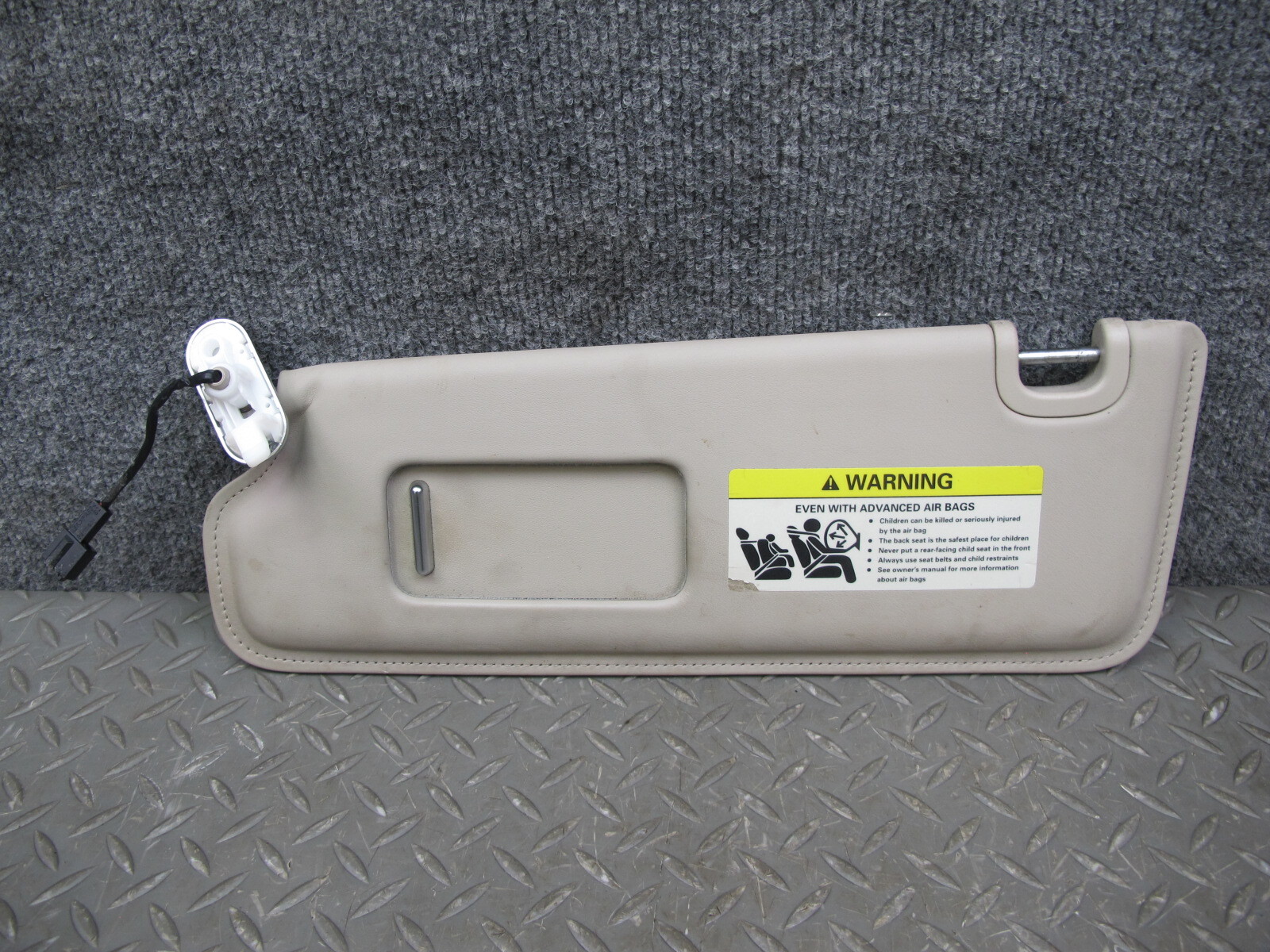 07-10 BENTLEY CONTINENTAL GTC FRONT LEFT & RIGHT SUN VISOR SET OF 2
