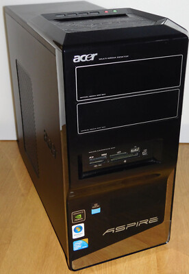 Acer M5711 PC Computer Intel Core 2 Quad Q9300 4x 2,5 GHz 4GB 500GB DVDRW Win XP