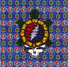 Grateful Turtle Blotter Art perforated sheet paper psychedelic art