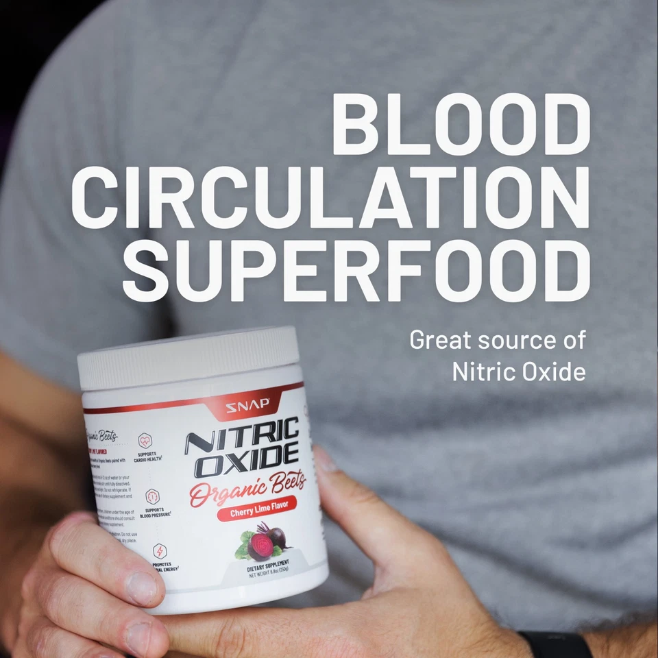 Organic Nitric Oxide Beet Root Powder + Cherry Beet Root Gummies Bundle - Image 3 of 4