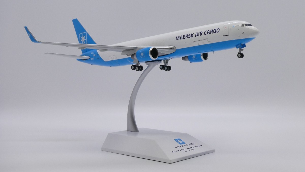 マースクエアカーゴ 767-300BDSF OY-STA 1/200 JC Wings 1:200 Maersk Air Cargo Boeing B767-300ER Diecast