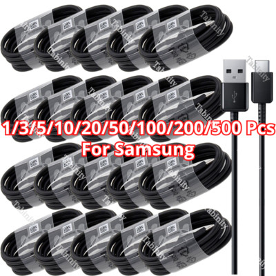 For Android Samsung S22 21 20 A53 52 51 USB C Type C Fast Charger Cable Cord Lot