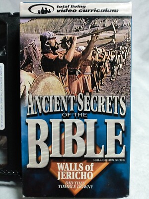 Ancient Secrets Of The Bible Walls Of Jericho VHS Tape