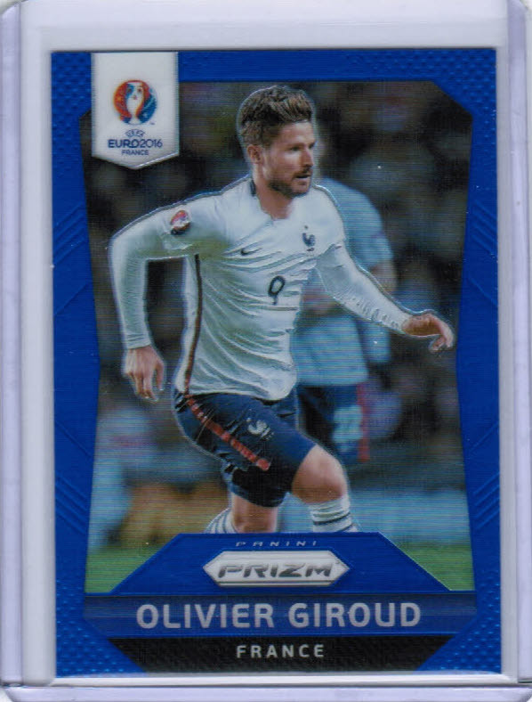 2016 PANINI PRIZM UEFA EURO SOCCER BLUE PRIZM CARDS (#1-250