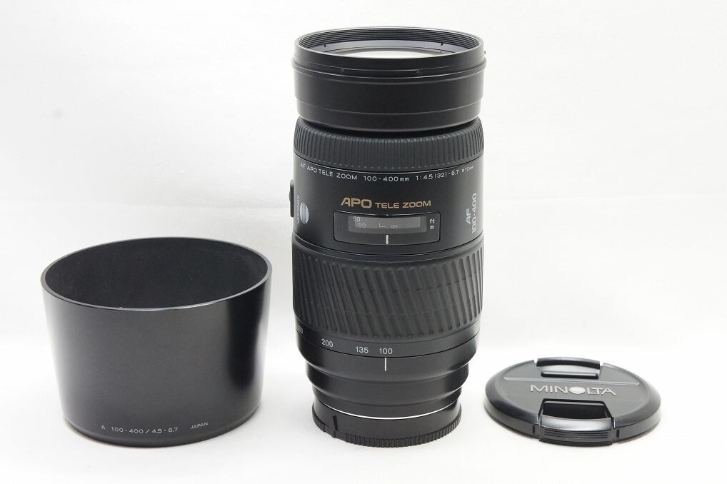 Minolta AF APO TELE ZOOM 100-400mm |V250 MINOLTA AF APO TELE ZOOM 100-400mm F4.5-6.7 for Sony Minolta