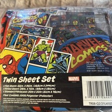 Marvel Comics Twin Sheet Set