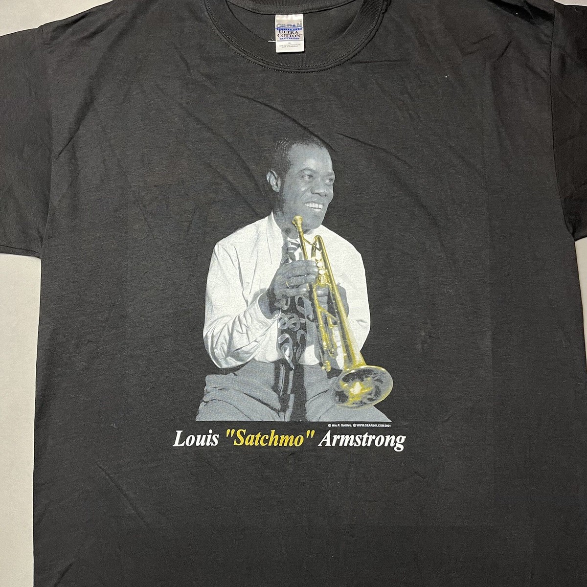 ルイ・アームストロング SATCHMO Tシャツ ミュージックTシャツ 古着 90's 00's Louis Armstrong House Museum ルイアームストロング