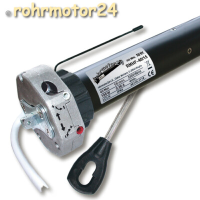 40 Nm 80kg FUNK Rohrmotor Motor Antrieb Markise NHK Nothandbedienung 78mm  Welle | eBay.de