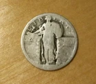 Standing Liberty Quarter No Date 90% Silver US Coin Circulated