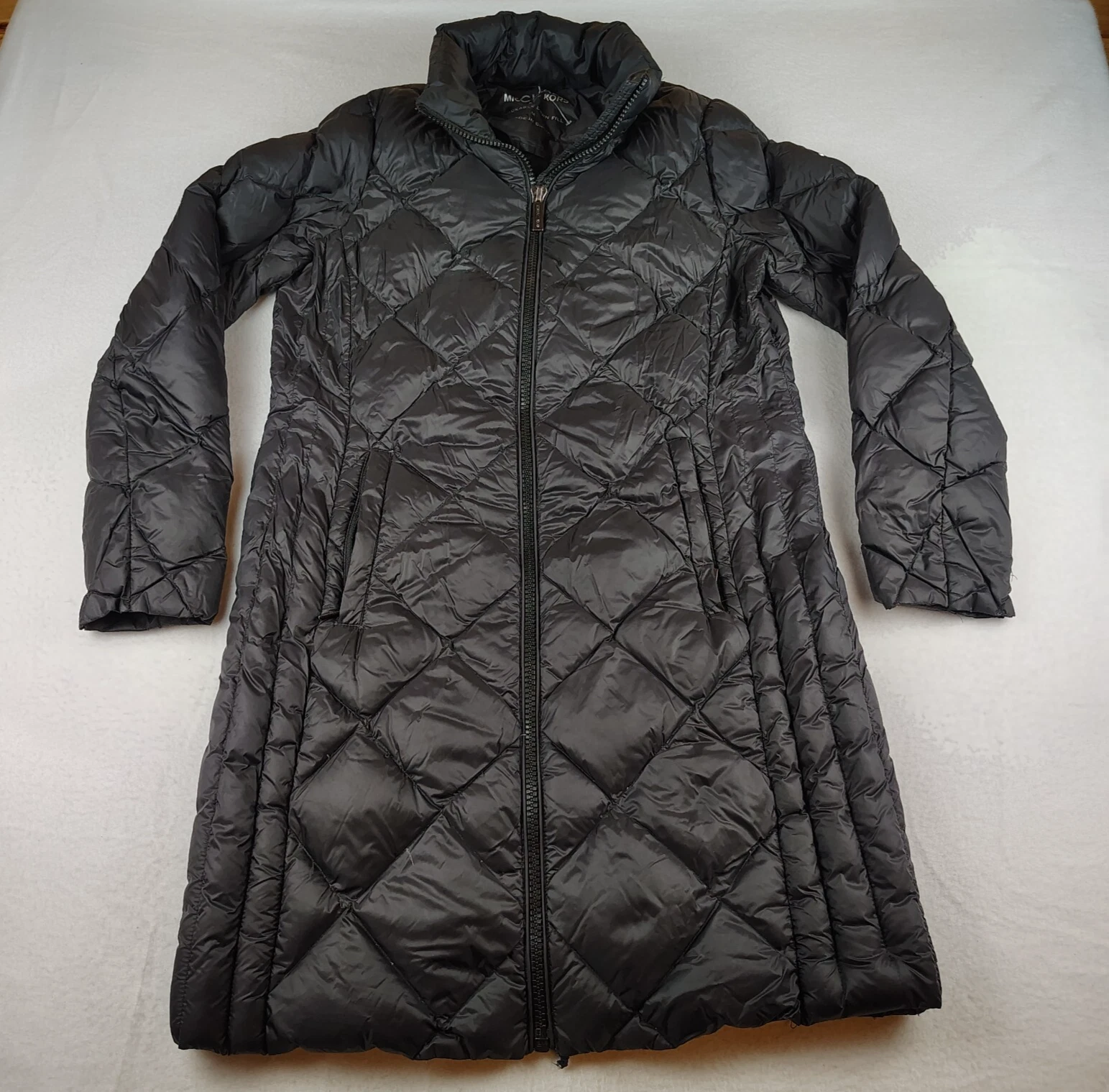 Cappotto Michael Kors donna nero medio imbottito imbottibile piumino isolato parka