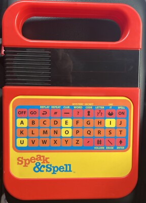 Classic Speak & Spell Electronic Learning Game 09624 Kahootz WORKS