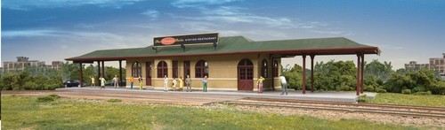 RESTAURANTE CENA BELLE STATION con CANOPIAS KIT ESCALA HO WALTHERS 933-3470 NUEVO | Zustand: New