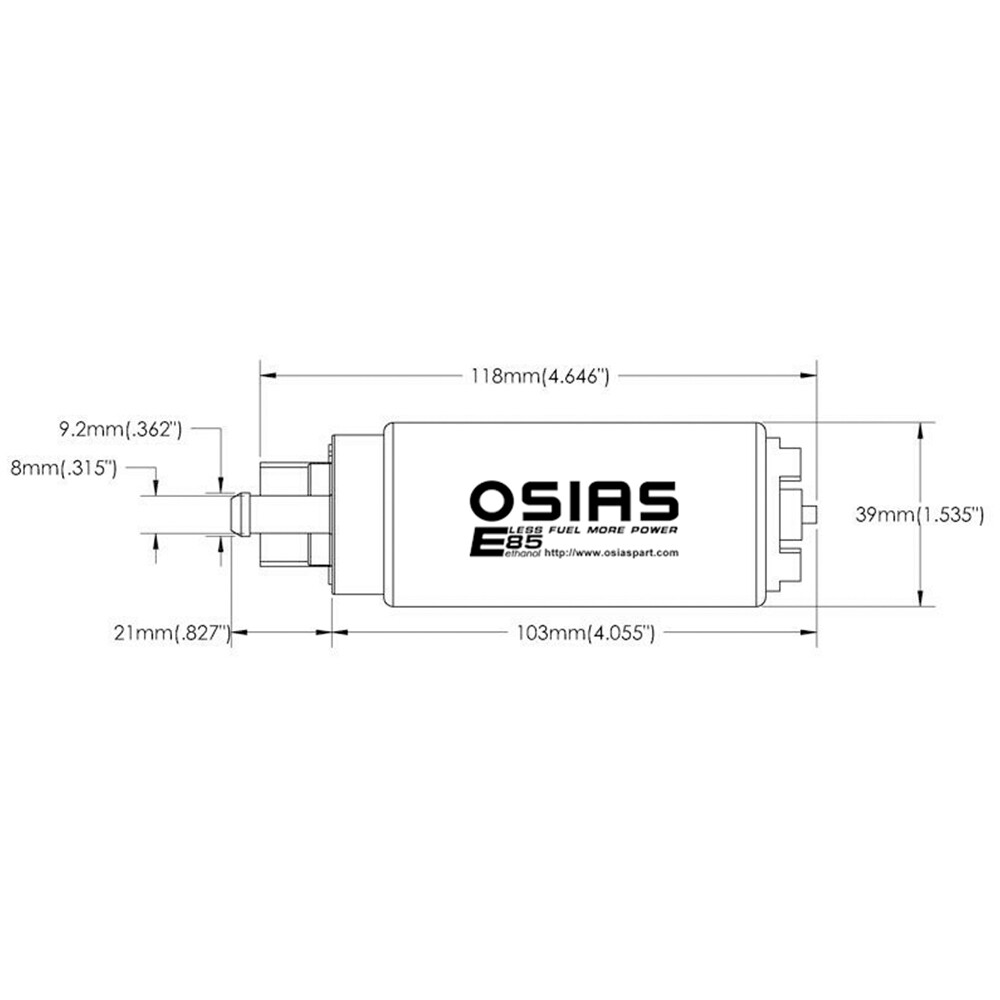 OSIAS Fuel Rail+340lph Fuel Pump B16 B18 LS GSR Integra B series engines