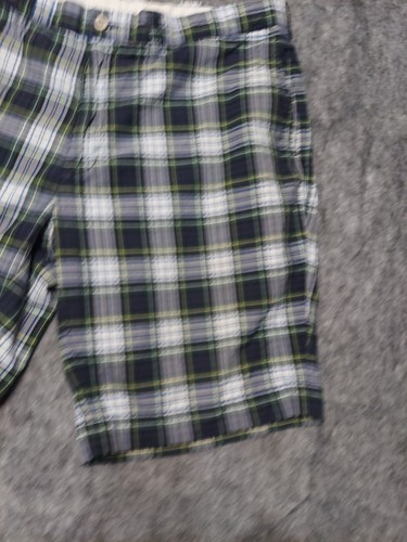 Polo Ralph Lauren Shorts Men 38* Classic 10” Blue Green Plaid Madras Preppy Vtg - Picture 4 of 9