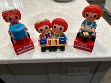Vintage Raggedy Ann and Andy 3 piece set