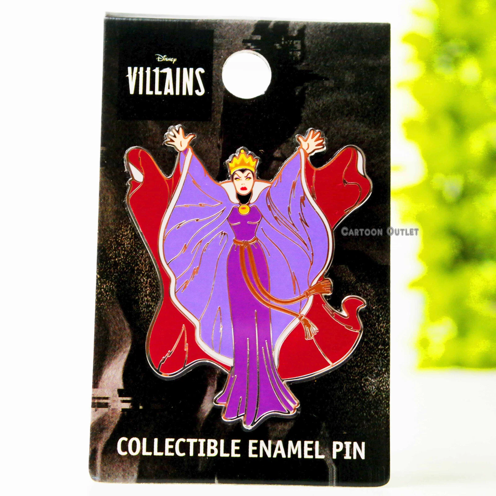 Disney Villains Evil Queen Snow White Enamel Pin Badge Maleficent Collectible