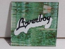 Vintage Loverboy Rock 1970s/80s 2"x2" Carnival Mirror Prize hand cut glass Tile