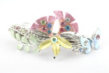 Colorful Stylish Austrian Rhinestone Crystal Hair Barrette Clip