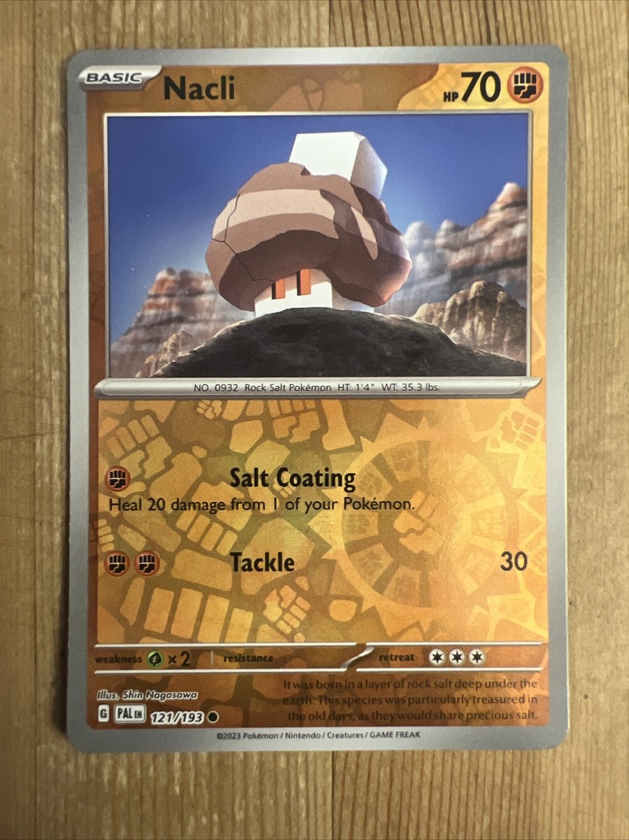 Pokémon TCG Nacli Scarlet Violet Paldea Evolved 121/193