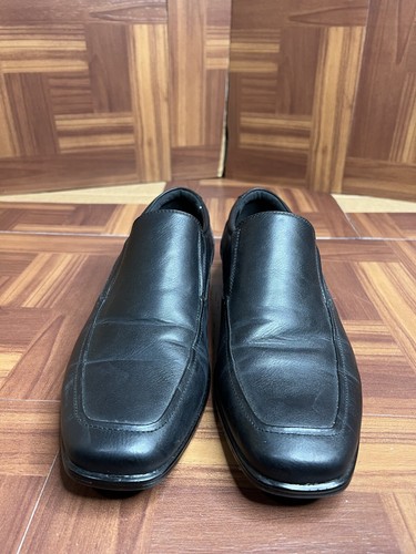 Apt 9 Mens Black Leather Dress Shoes 