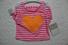 NEW CARTERS BABY GIRLS TANKINI 2 PIECE SWIMSUIT VARIOUS SIZES PINK ORANGE HEART