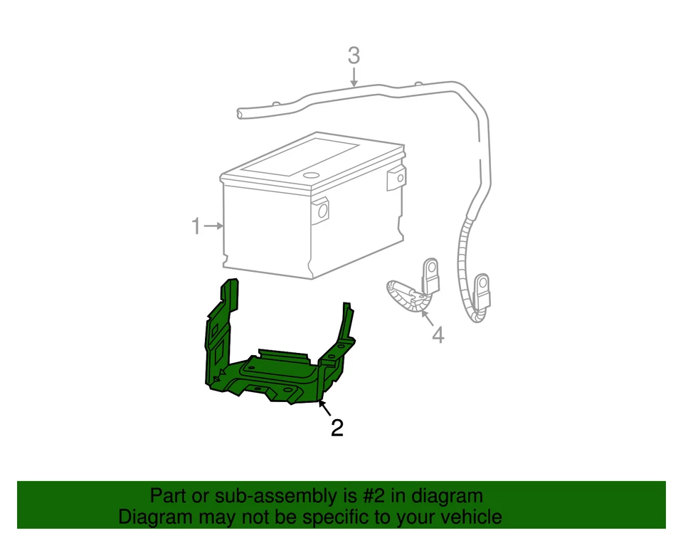 Bandeja de murciélago montaje soporte GM 22711903 original Foto 2 de 2