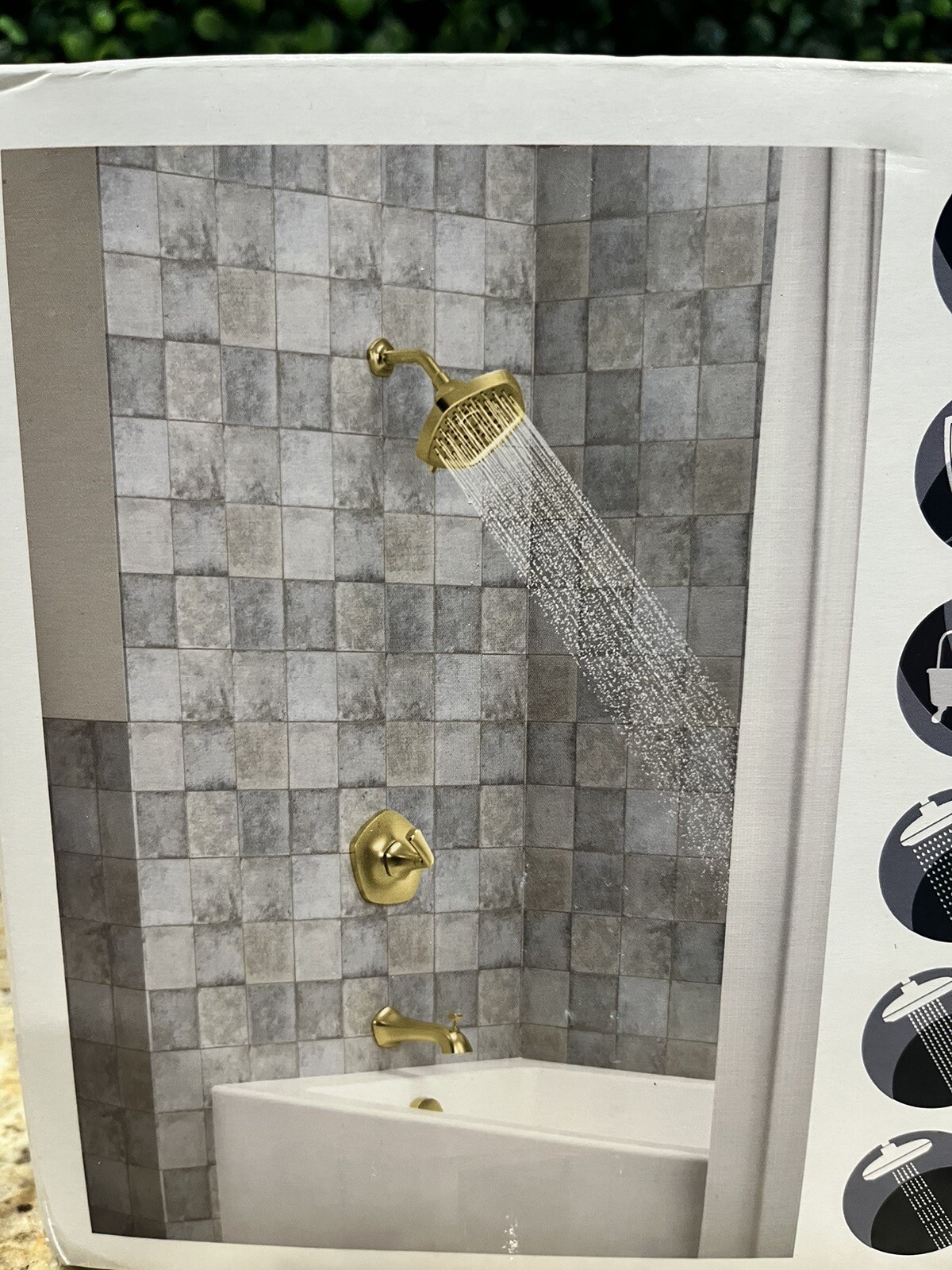 Kohler Sundae R287984G2MB Tub & Shower Faucet In Vibrant Brushed