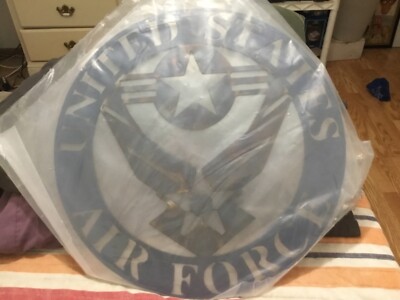 AIR FORCE 18” WIDE METAL SIGN/AIM HIGH,FLY FIGHT WIN/YEAGER,DOOLITTLE,B ...