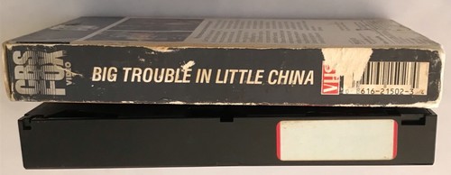 Big Trouble In Little China 1986 VHS Video Tape CBS Fox Kurt Russell Carpenter - Picture 4 of 6