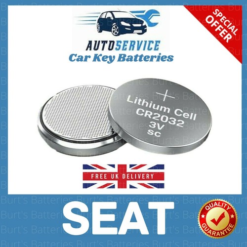 Car Key Fob Battery For Seat Remote Ateca Leon Toledo Altea 2X