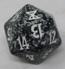 Magic the Gathering Timespiral Black Spindown Dice