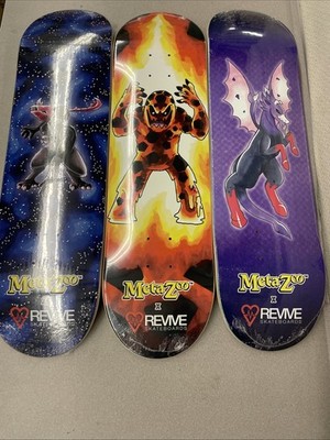 Revive x MetaZoo Skateboard Decks Bundle Of 3! Brand New Still In