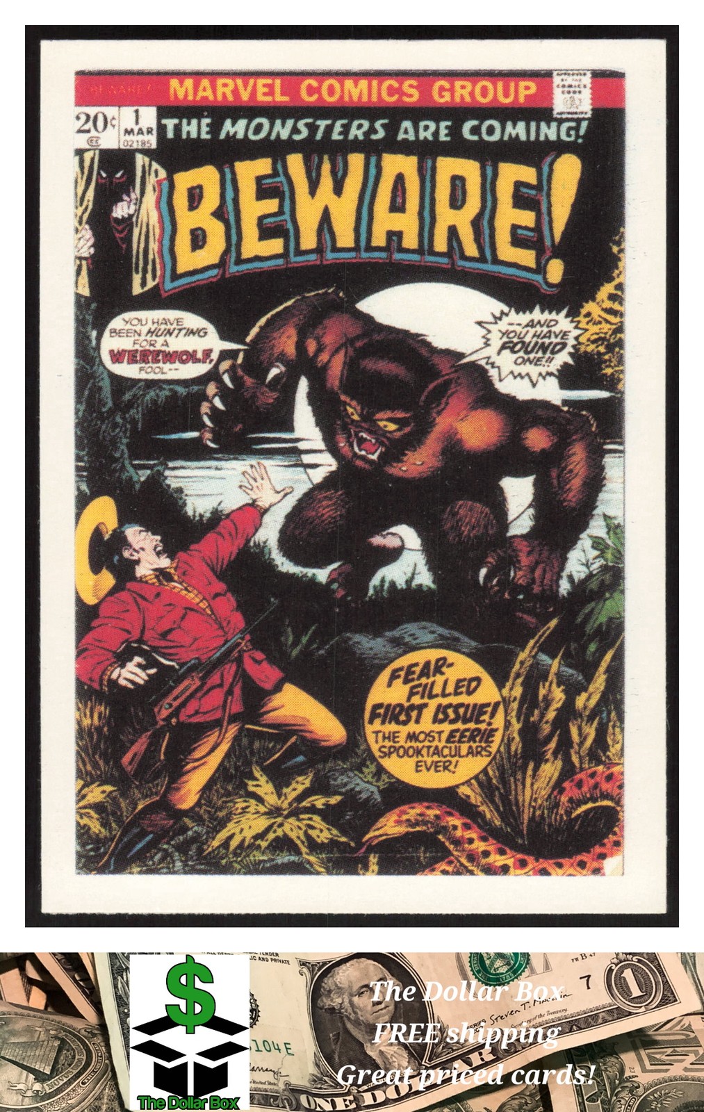 1991 Comic Images Marvel Comics First Covers II #1 Beware