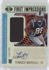 2021 Illusions First Impressions Memorabilia /299 Terrace Marshall Jr Auto 0a3