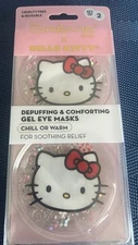 The Crème Hello Kitty Depuffing Gel Eye Masks Chill or Warm-Reusable