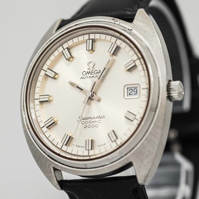 **Vintage 1970s** OMEGA Seamaster COSMIC 2000 Cal.1012 Automatic Date 38mm Men's