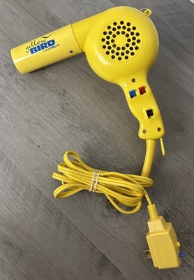 Conair Pro Yellow Bird Hair Dryer Model YB075W 1875W 125V Tested Working  