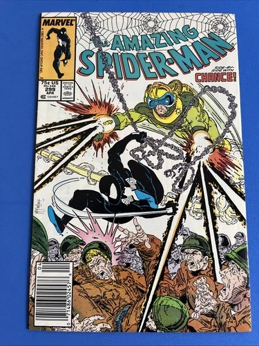 Amazing Spider-Man 299 Marvel 1988 VF+ 8.5 Newsstand Todd McFarlane Venom