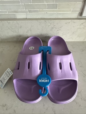 Hoka Ora Luxe Recovery Slides Sandals White Mens Size 13 | eBay display picture 1