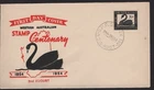 1954 Australia Black Swan Stamp Centenary Unused Sealed BODIN FDC