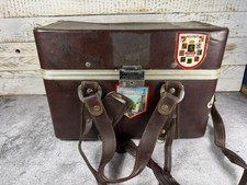 Vintage Camera Case Brown Leather Shoulder Strap Retro Camera Bag