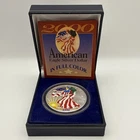2000 American Eagle Walking Liberty Painted 1 Oz Fine Silver One Dollar Coin