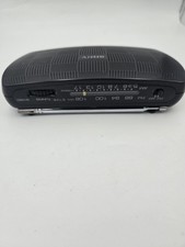 SONY SRF-18 COMPACT PORTABLE ANALOG AM/FM STEREO RADIO BLACK TESTED WORKING