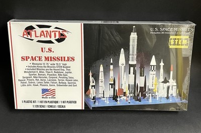 Atlantis Models U.S. Space Missiles 1.128 Scale Model Kit MISB Last One!