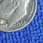1968 Error!! Roosevelt Dime 10C Circulatedr United States Business Strike Coin — photo 3