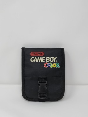 Nintendo Gameboy Color GBC Carrying Case Original Black Bag Travel Pouch